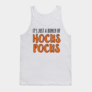 It s Just a Bunch Hocus Pocus Halloween Tank Top